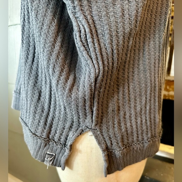 Free People New Magic Thermal Waffle Top - Picture 7 of 8
